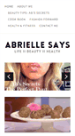 Mobile Screenshot of abriellesays.com
